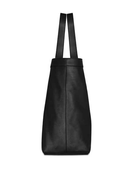 Genti Saint Laurent Large Y Tote Bag In Leather Black Barbati (BM 18673122) 3