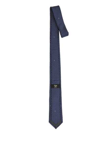 Cravate Fendi Blue Silk Tie BLUE Barbati (BM 18673308) 2
