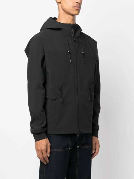 Geci C.P. Company C.P. Company Technical Fabric Hooded Jacket Black Barbati (BM 18673389) 3