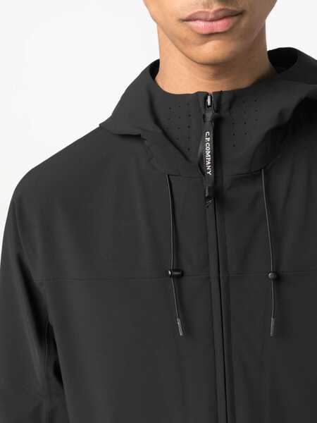 Geci C.P. Company C.P. Company Technical Fabric Hooded Jacket Black Barbati (BM 18673389) 5