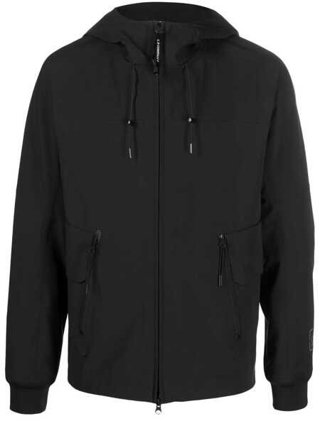Geci C.P. Company C.P. Company Technical Fabric Hooded Jacket Black Barbati (BM 18673389) 1