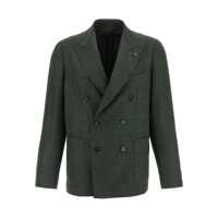Costume Tagliatore Double-Breasted Wool Jacket Barbati