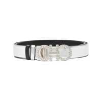 Curele Salvatore Ferragamo Gancini Strass Leather Belt Femei