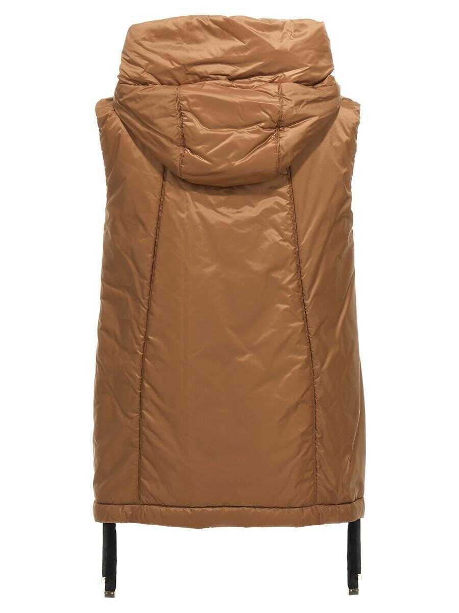 Geci Max Mara Max Mara The Cube Greengo Vest BROWN Femei (BM 18673875) 2