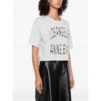 Tricouri ANINE BING Dama - Tricouri ANINE BING Anine Bing Johnny Cropped T-Shirt GREY Femei (BM 18673977) - B-mall.ro
