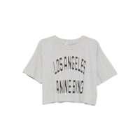 Tricouri Anine Bing Johnny Cropped T-Shirt Femei