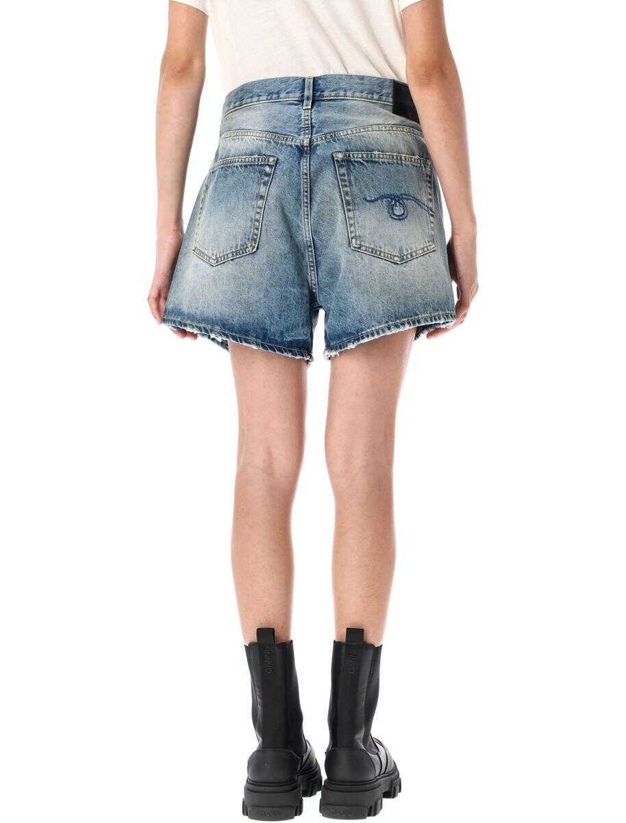 Pantaloni casual R13 R13 Crossover Denim Short BAIN BLUE Femei (BM 18674154) 2