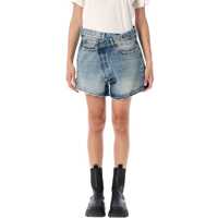 Pantaloni casual R13 Crossover Denim Short Femei