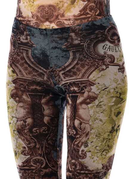 Pantaloni casual Jean Paul Gaultier Jean Paul Gaultier Mdaillon Pants BLACK BLUE GREEN Femei (BM 18674205) 3