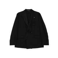 Sacouri Tagliatore Black Blazer With Pockets Barbati