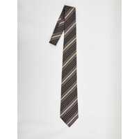 Cravate Striped Tie In Silk Barbati