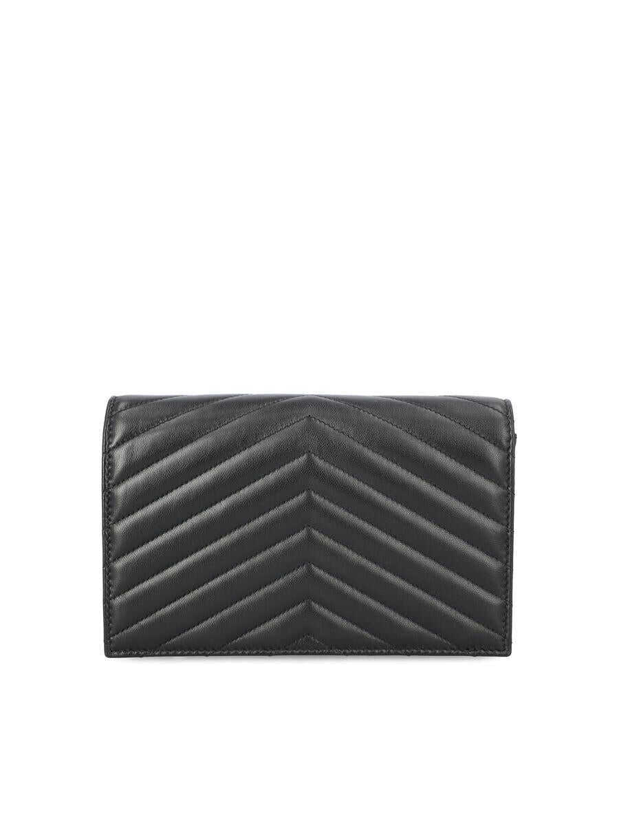 Portofele Saint Laurent Saint Laurent Wallets Black Femei (BM 18674832) 2