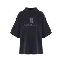 Tricouri Balenciaga Nano Bb Cotton T-Shirt Femei