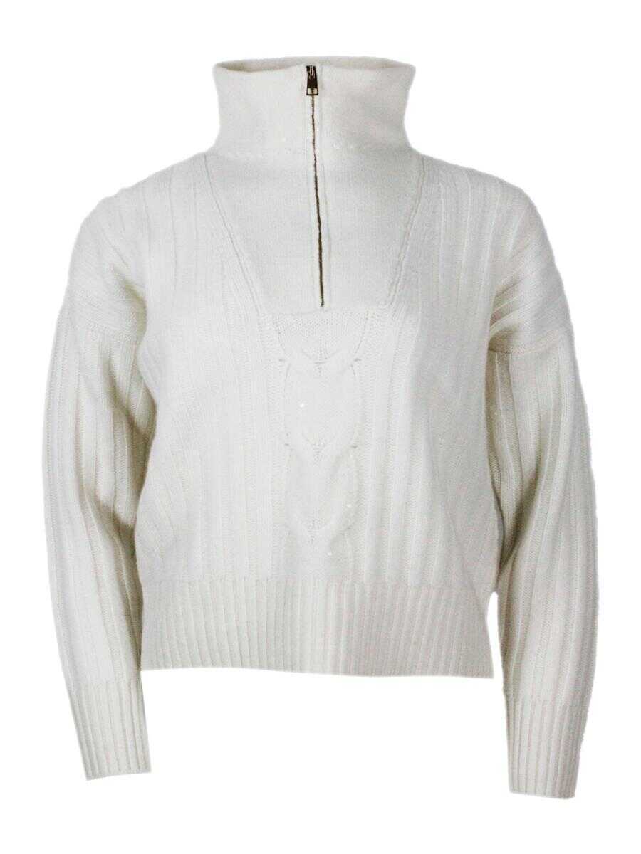 Pulovere Lorena Antoniazzi Lorena Antoniazzi Sweaters WHITE Femei (BM 18675324) 1