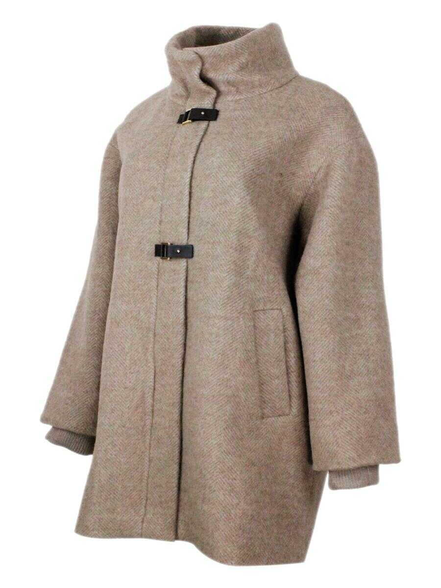 Paltoane Lorena Antoniazzi Lorena Antoniazzi Coats Beige Femei (BM 18675339) 2