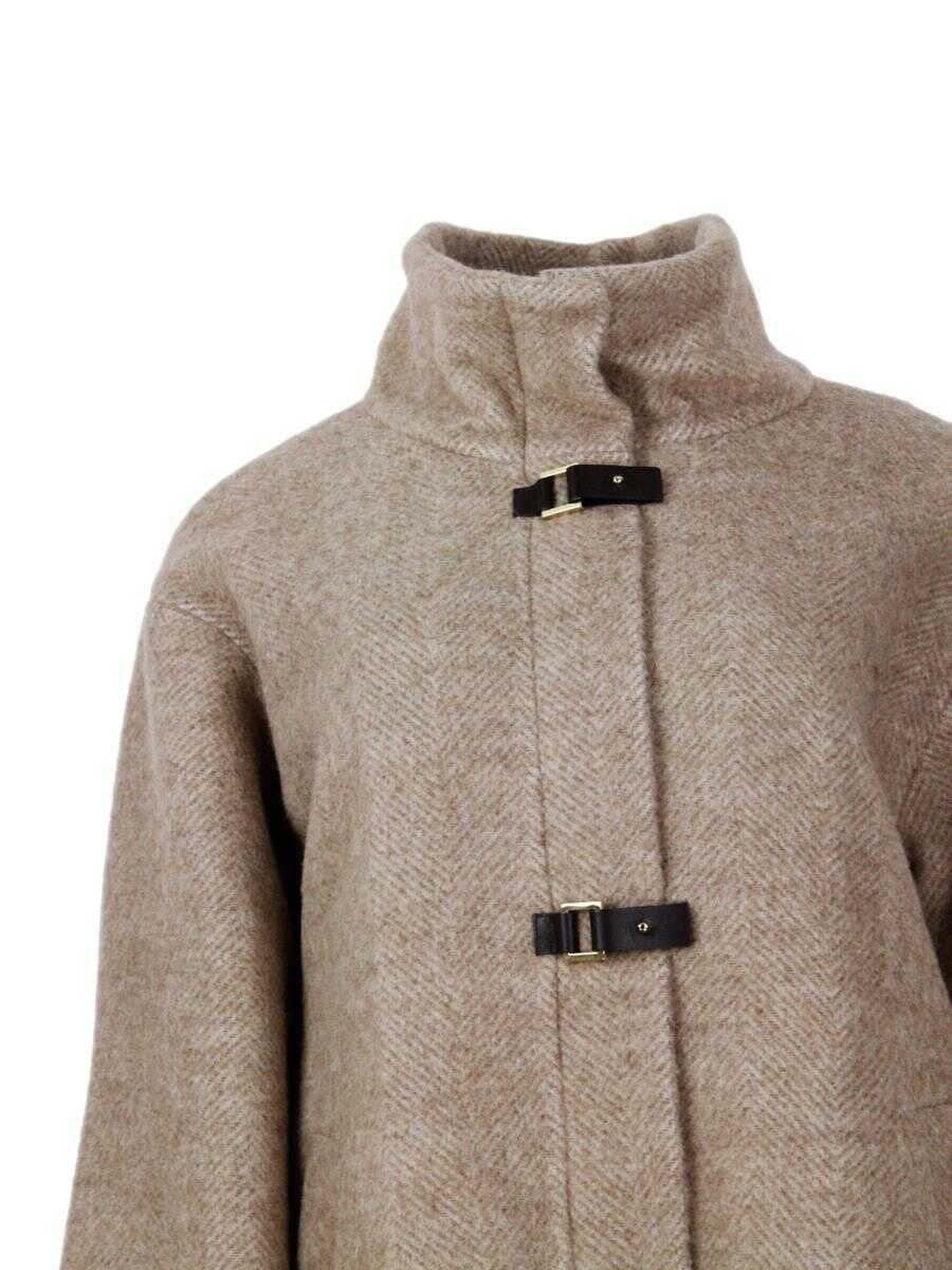 Paltoane Lorena Antoniazzi Lorena Antoniazzi Coats Beige Femei (BM 18675339) 4