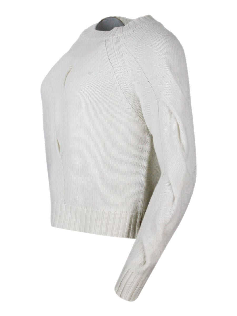 Pulovere Lorena Antoniazzi Lorena Antoniazzi Sweaters WHITE Femei (BM 18675348) 2
