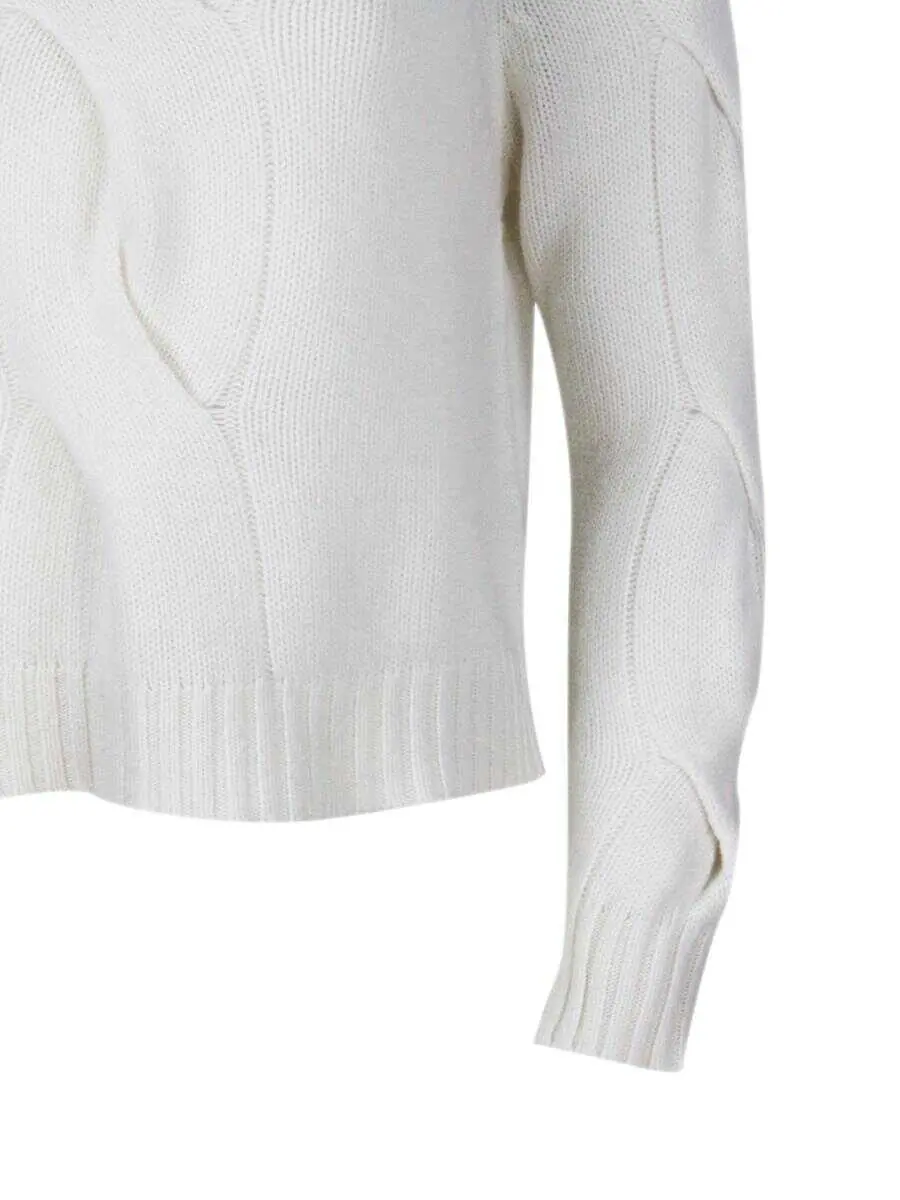 Pulovere Lorena Antoniazzi Lorena Antoniazzi Sweaters WHITE Femei (BM 18675348) 4