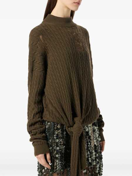 Fuste Blumarine Blumarine Skirts BARK GREEN Femei (BM 18675429) 4