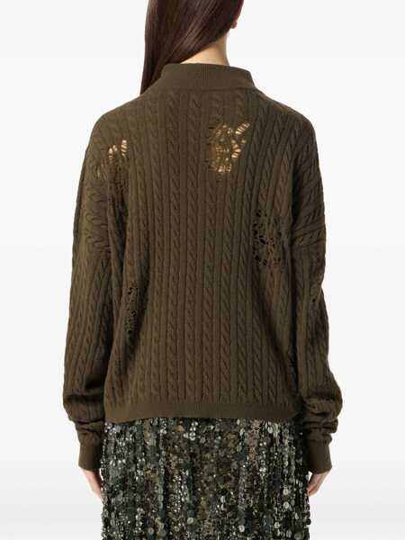 Fuste Blumarine Blumarine Skirts BARK GREEN Femei (BM 18675429) 5