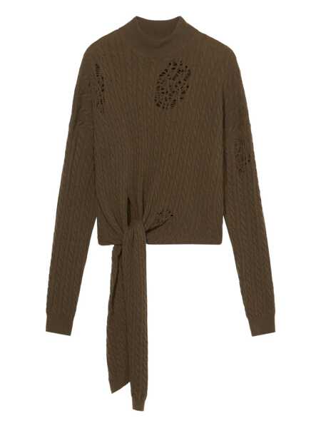 Fuste Blumarine Blumarine Skirts BARK GREEN Femei (BM 18675429) 1