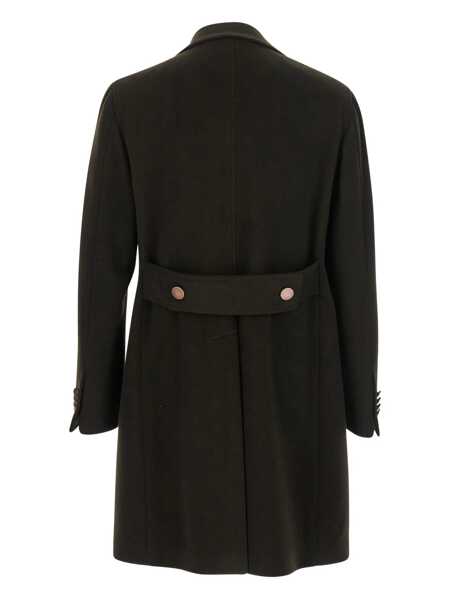 Paltoane Tagliatore Arden Brown Double-Breasted Coat With Notched Revers In Wool And Cashmere Man BROWN Barbati (BM 18675537) 2