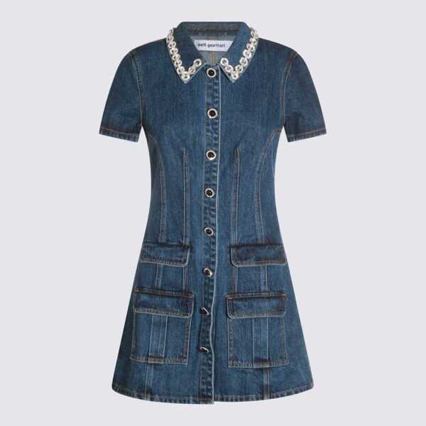 Rochii Self-Portrait Self-Portrait Dresses BLUE Femei (BM 18675579) 1