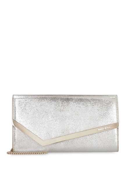 Genti mini Jimmy Choo Jimmy Choo Emmie Leather Clutch GOLD Femei (BM 18676422) 1