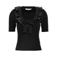 Tricouri Alessandra Rich Ruffle T-Shirt Femei