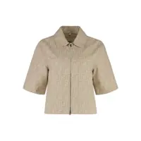 Geci Fendi Jacket Ff Chambray Clothing Femei