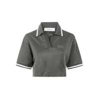 Tricouri Polo Golden Goose Cotton Cropped Polo Shirt Femei