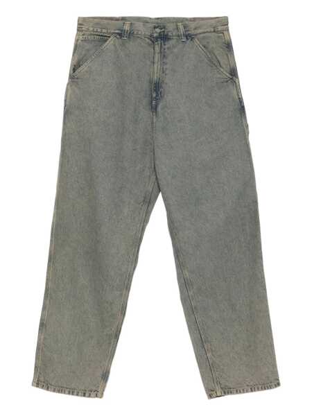 Pantaloni casual Carhartt Carhartt Wip Og Single Knee Pant Clothing 3FUGD BLUE / LEATHER Femei (BM 18677094) 1