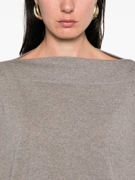 Pulovere DANIELA GREGIS Daniela Gregis Wool Boat-Neck Sweater Beige Femei (BM 18677457) 5