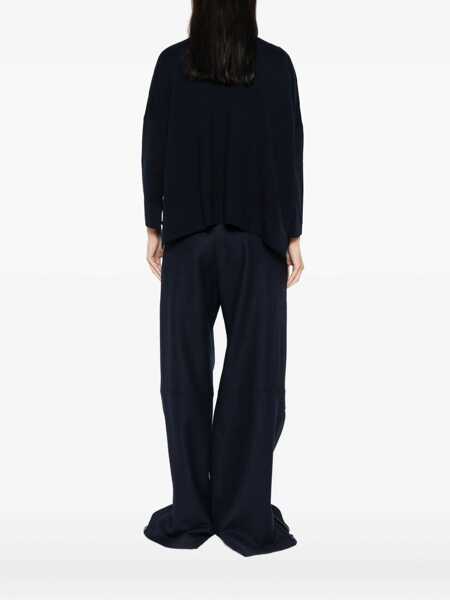 Pulovere DANIELA GREGIS Daniela Gregis Wool Boat-Neck Sweater BLUE Femei (BM 18677463) 4