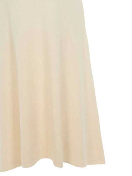 Fuste Liu Jo Liu Jo Cream Midi Knit Skirt WHITE Femei (BM 18677484) 2