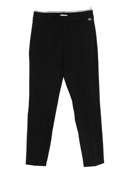 Pantaloni casual Liu Jo Liu Jo Trousers With Logo Black Femei (BM 18677502) 1