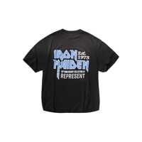 Tricouri Black Crewneck T-Shirt With Logo On Front And Rear In Cotton Blend Man Barbati