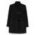 Fay Fay Virginia 3 Ganci Coat In Black Wool Black