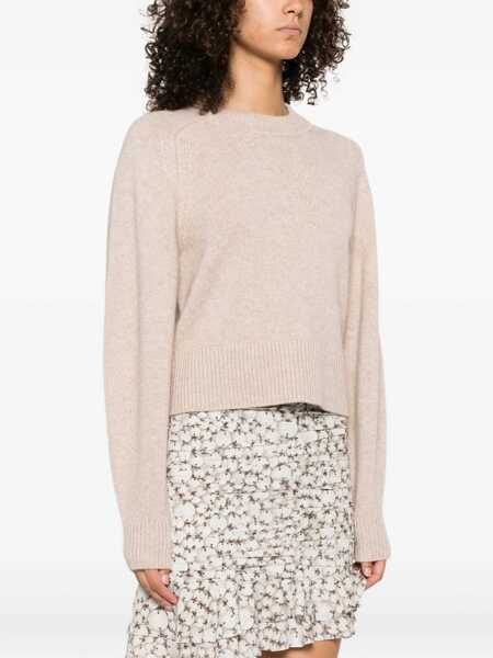Camasi Isabel Marant Isabel Marant Leandra Pullover Clothing Beige Femei (BM 18677748) 3