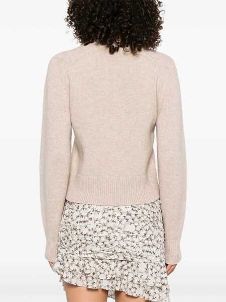 Camasi Isabel Marant Isabel Marant Leandra Pullover Clothing Beige Femei (BM 18677748) 4
