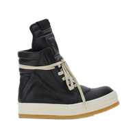 Sneakers 'Creep Geo-Basket' Black High-Top Sneakers With Contrasting Details In Leather Woman Femei