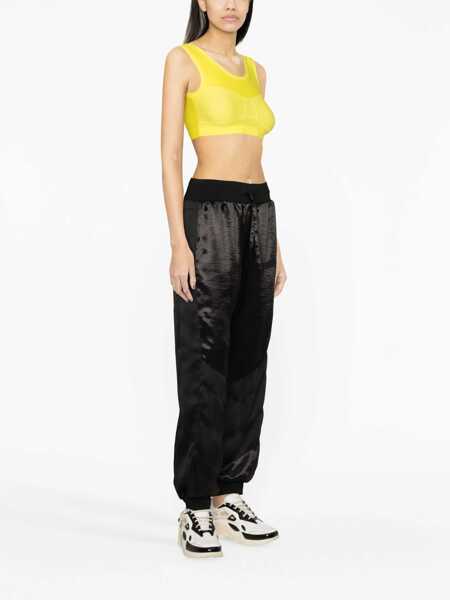 Pantaloni casual DSQUARED2 DSQUARED2 Techno Fabric Track Pants Black Femei (BM 18677982) 3