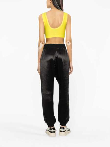 Pantaloni casual DSQUARED2 DSQUARED2 Techno Fabric Track Pants Black Femei (BM 18677982) 4