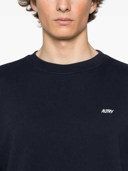 Pulovere AUTRY Autry Cotton Sweatshirt BLUE Femei (BM 18678093) 5
