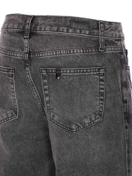 Blugi Liu Jo Liu Jo Cotton Jeans With Jewel Embellishments Black Femei (BM 18678183) 3