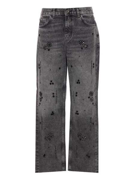 Blugi Liu Jo Liu Jo Cotton Jeans With Jewel Embellishments Black Femei (BM 18678183) 1