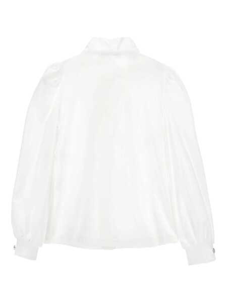 Camasi Monnalisa MINA JERSEY SHIRT White Fete (BM 18678780) 2