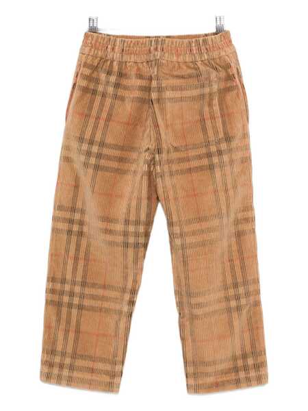 Pantaloni Burberry KID BOY CASL TRSRS Brown Baieti (BM 18678804) 2