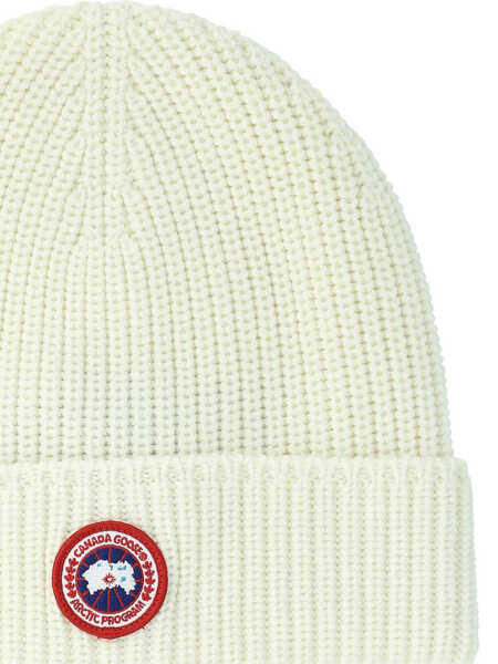 Caciuli CANADA GOOSE Ribbed Toque beanie Beige Barbati (BM 18678939) 2