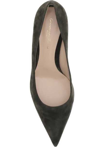 Pantofi cu toc Gianvito Rossi Suede Pumps DARK OLIVE Femei (BM 18678979) 3
